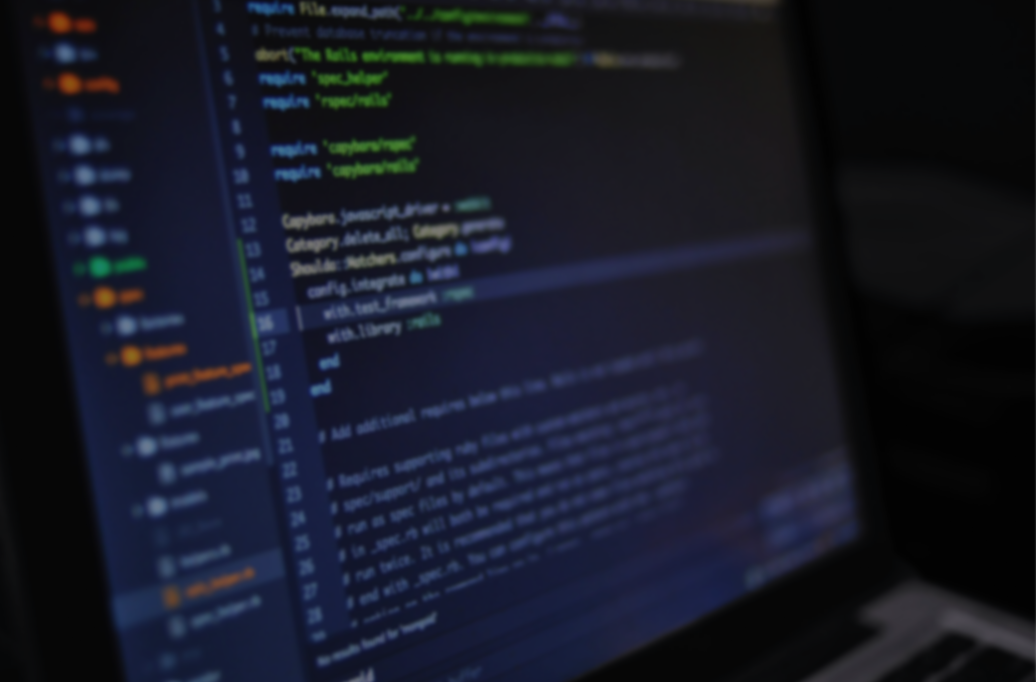Programming laptop