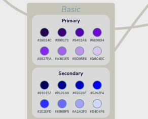 Color palette application screenshot