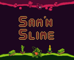 A game logo that says Sam'n Slime